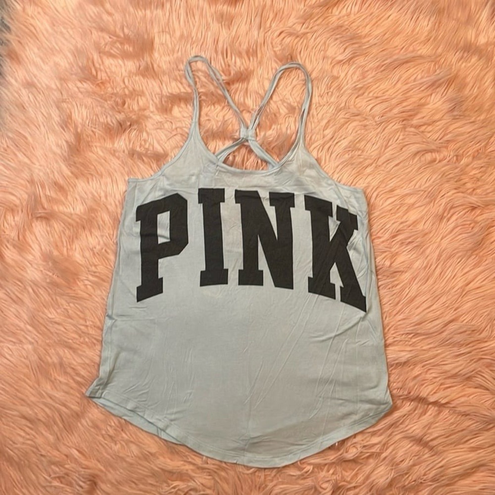 Victoria's Secret Women's Blue and Black Tank Size XS‎